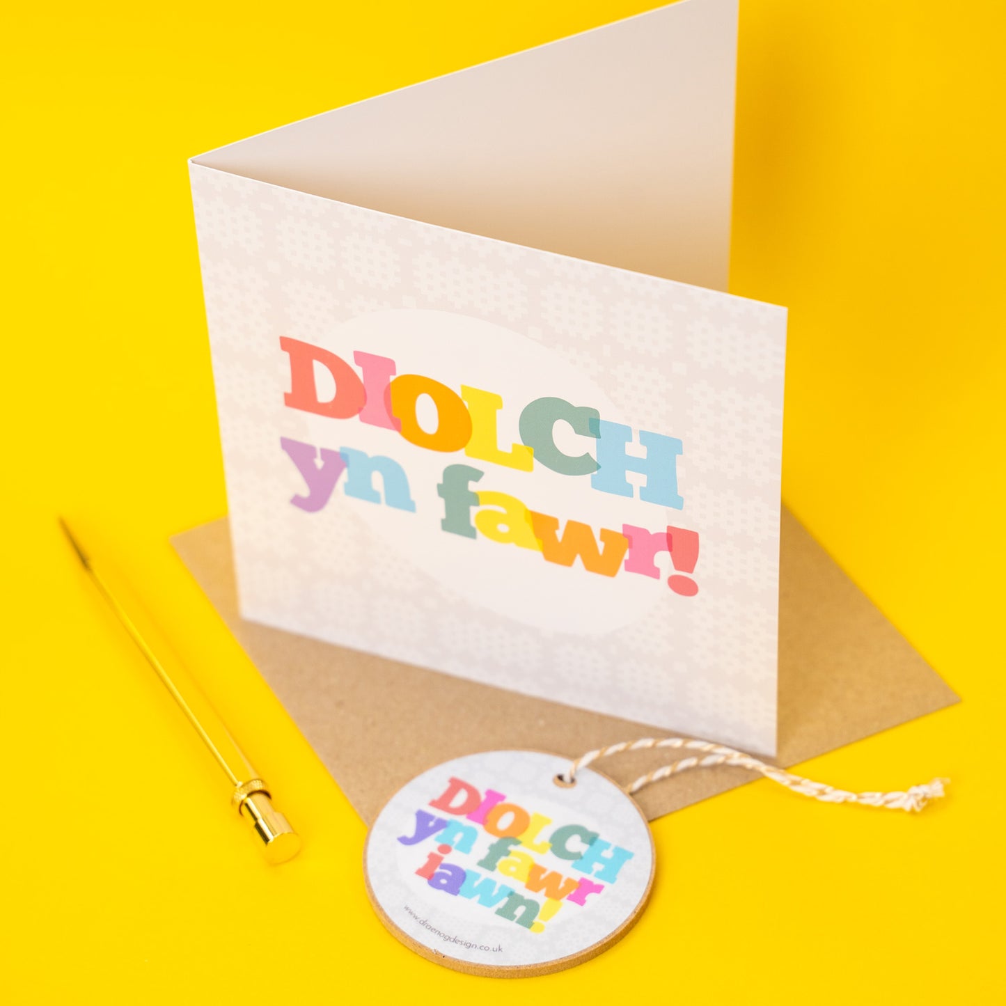 Welsh Gift Decoration - Diolch yn fawr iawn / Thank you
