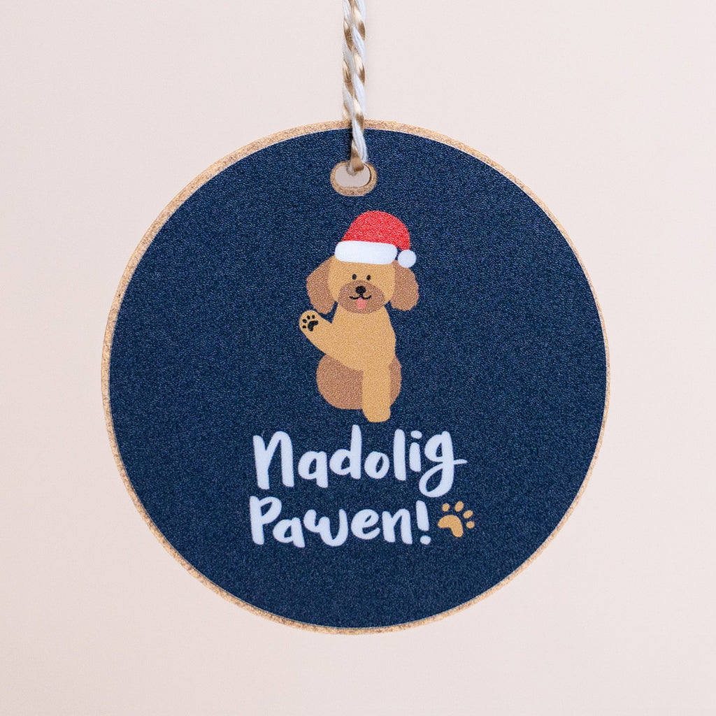 Addurn Nadolig Pawen - Ci