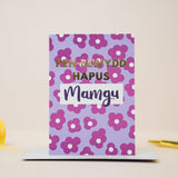 Welsh birthday card 'Pen-blwydd hapus Mamgu' for gran
