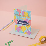 Cerdyn Pen-blwydd hapus Cariad