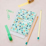 Cerdyn Pen-blwydd hapus - glas