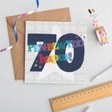 Cerdyn Pen-blwydd 'Pen-blwydd hapus 70'