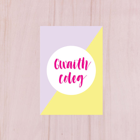 Llyfr nodiadau 'Gwaith Coleg' - Nansi Nudd