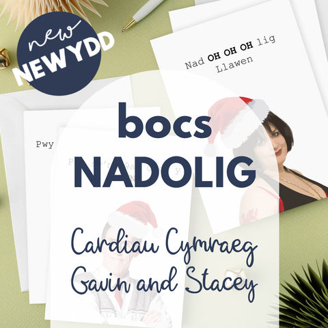 Mystery box of Welsh Christmas cards - Gavin and Stacey collection