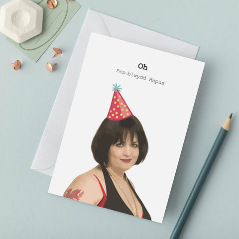 Cerdyn pen-blwydd 'Oh Pen-blwydd hapus' - Gavin and Stacey