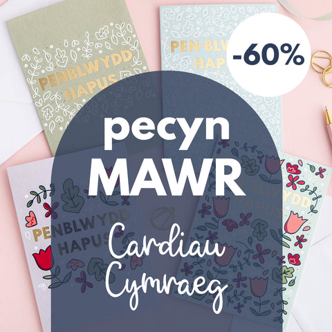 Autumn Sale - BIG Welsh card bundle - 60% off!