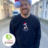 Siwmper Nadolig Cymraeg - Nad OH OH OH lig Llawen / Gavin and Stacey - Tŷ Hafan