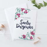 Cerdyn 'Gyda chariad ar ddydd Santes Dwynwen'