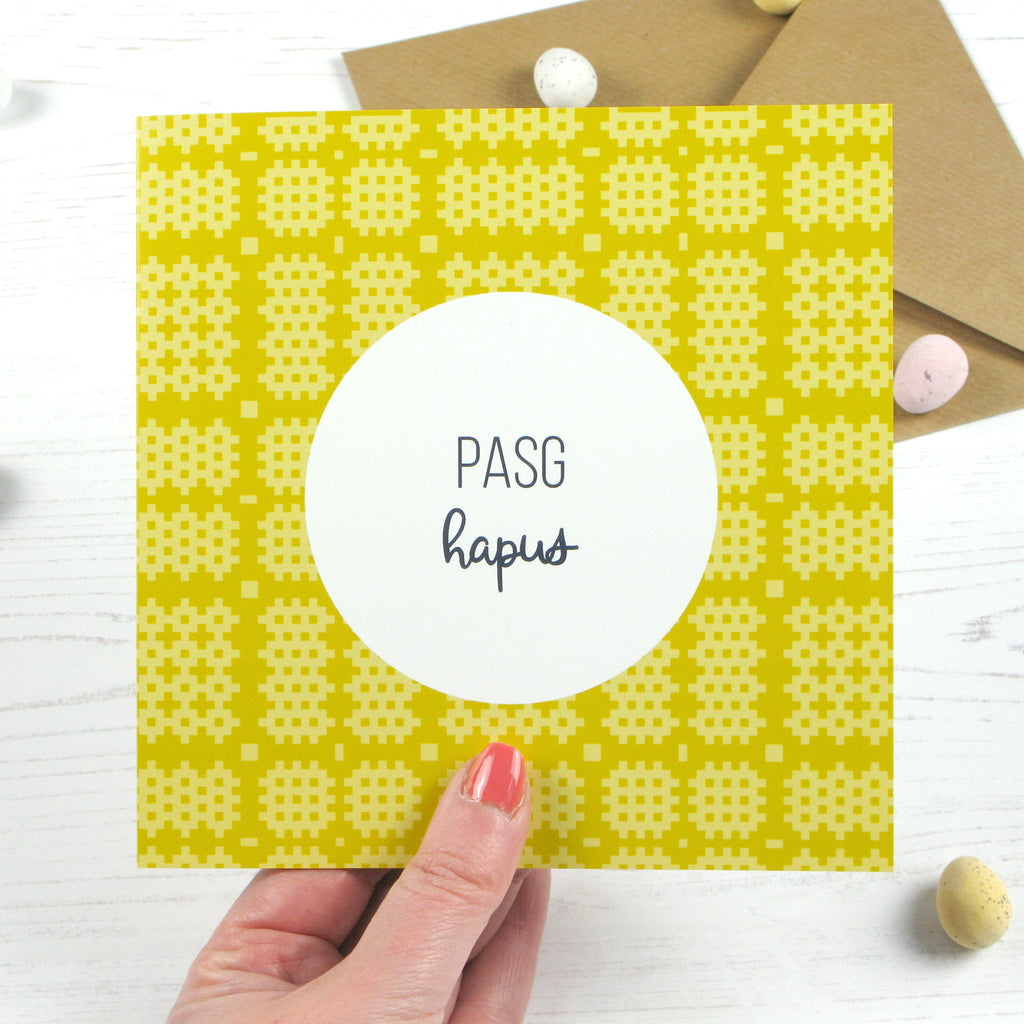 Cerdyn Pasg hapus / Welsh Easter card