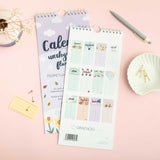 SECONDS Calendr Cymraeg Bob Blwyddyn - Cynllunydd Pen-blwydd