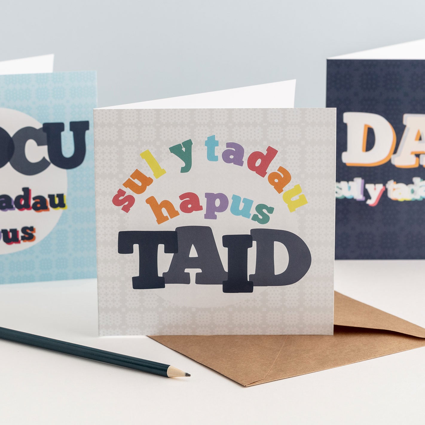 Welsh Father's day card for Grandad 'Sul y Tadau Hapus - Taid'