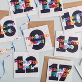 Birthday card 'Pen-blwydd hapus 9'