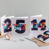 Birthday card 'Pen-blwydd hapus 4'