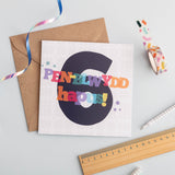 Birthday card 'Pen-blwydd hapus 6'