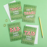 Father's day card 'Sul y Tadau Hapus' Pêl-droed / Football
