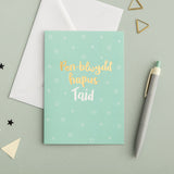 Cerdyn 'Pen-blwydd hapus Taid'