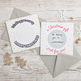 Secret message scratch card 'a Christmas gift just for you!'