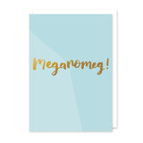 Cerdyn Cymraeg - Meganomeg! / Welsh card