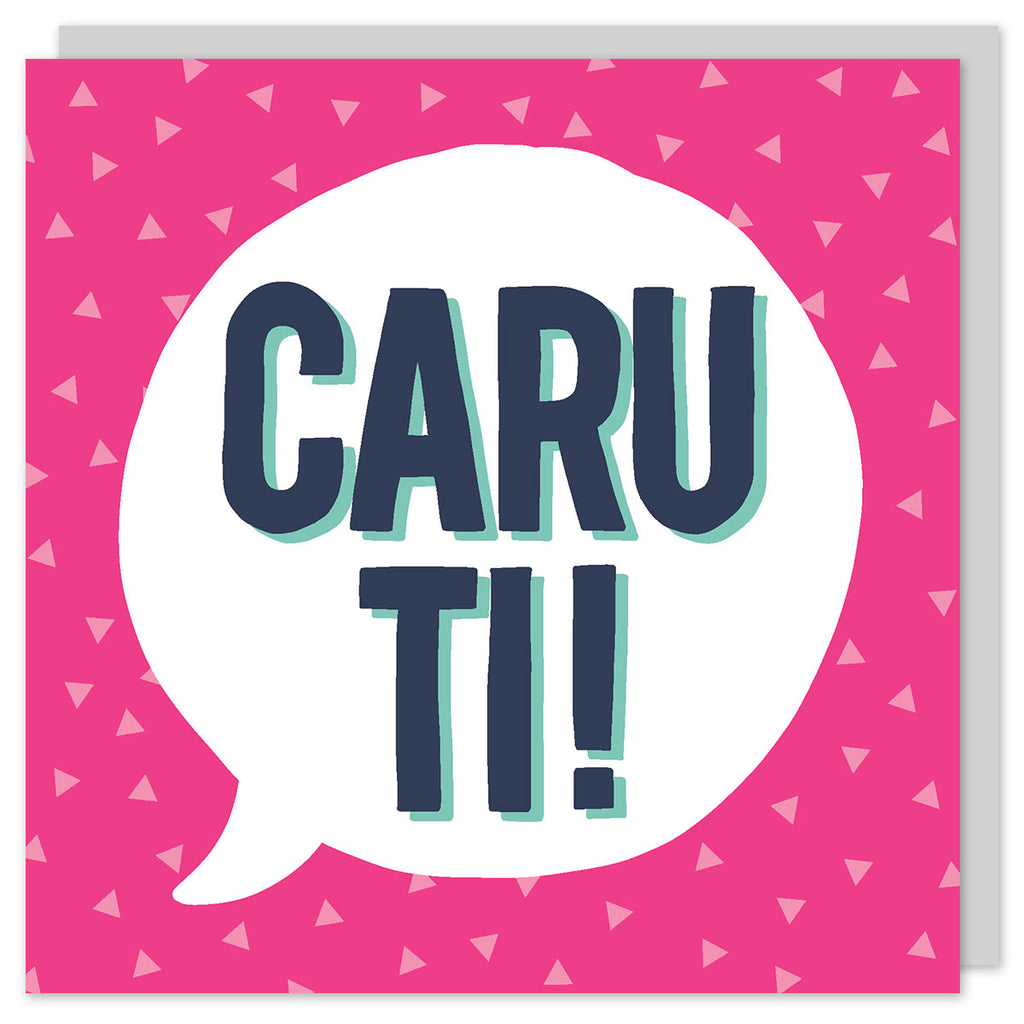 Cerdyn Caru ti Cymraeg / Welsh love card