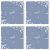 Pecyn o 4 cerdyn 'Yn meddwl amdanoch' / Pack of 4 Welsh 'Thinking of you' cards