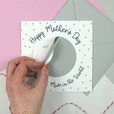 Scratch card 'Happy Mother's day to the best mum in the world'