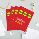 SO58 Christmas Card Set of 4 or 6 - Jingle Bale