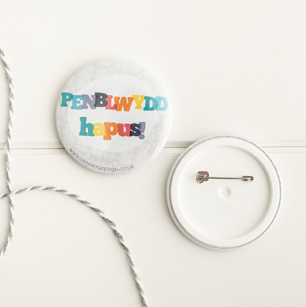 Bathodyn 'Penblwydd hapus!'