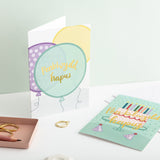 Cerdyn Pen-blwydd hapus - Balŵns