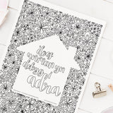 Tudalennau lliwio AM DDIM - 'Does unman yn debyg i adre / adra