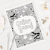 Taflen lliwio AM DDIM - Calan Gaeaf