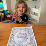 Taflen lliwio AM DDIM - Pasg hapus