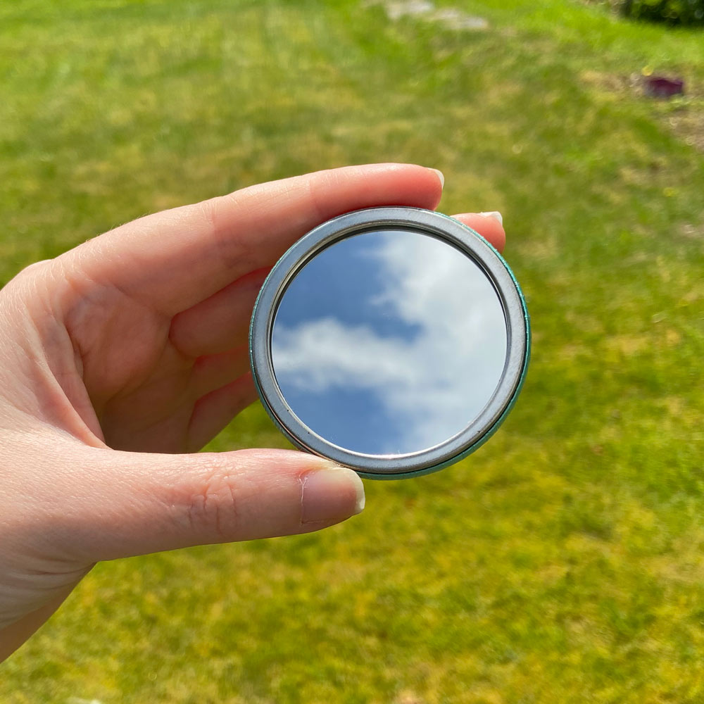 Ti'n ddigon Pocket mirror (You're enough) - meddwl.org