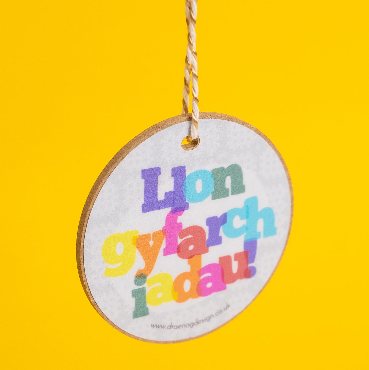 Welsh Gift Decoration - Llongyfarchiadau / Congratulations