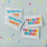 Birthday cards 'Pen-blwydd hapus!' pack of 4 mini cards