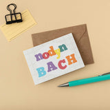 Note cards 'Nodyn bach' pack of 4 mini cards