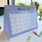 NEW! Limited Edition Welsh Desk Calendar - 2026, A5 size