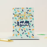 Welsh birthday card 'Pen-blwydd hapus Tadcu' for grandad