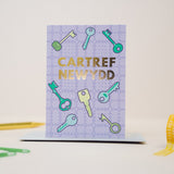 Welsh new home card 'Cartref newydd'