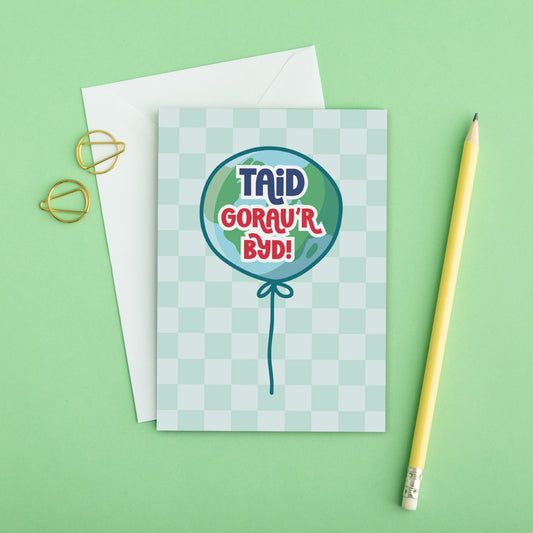 Welsh Father's Day Card for Grandad 'Taid Gorau'r Byd'