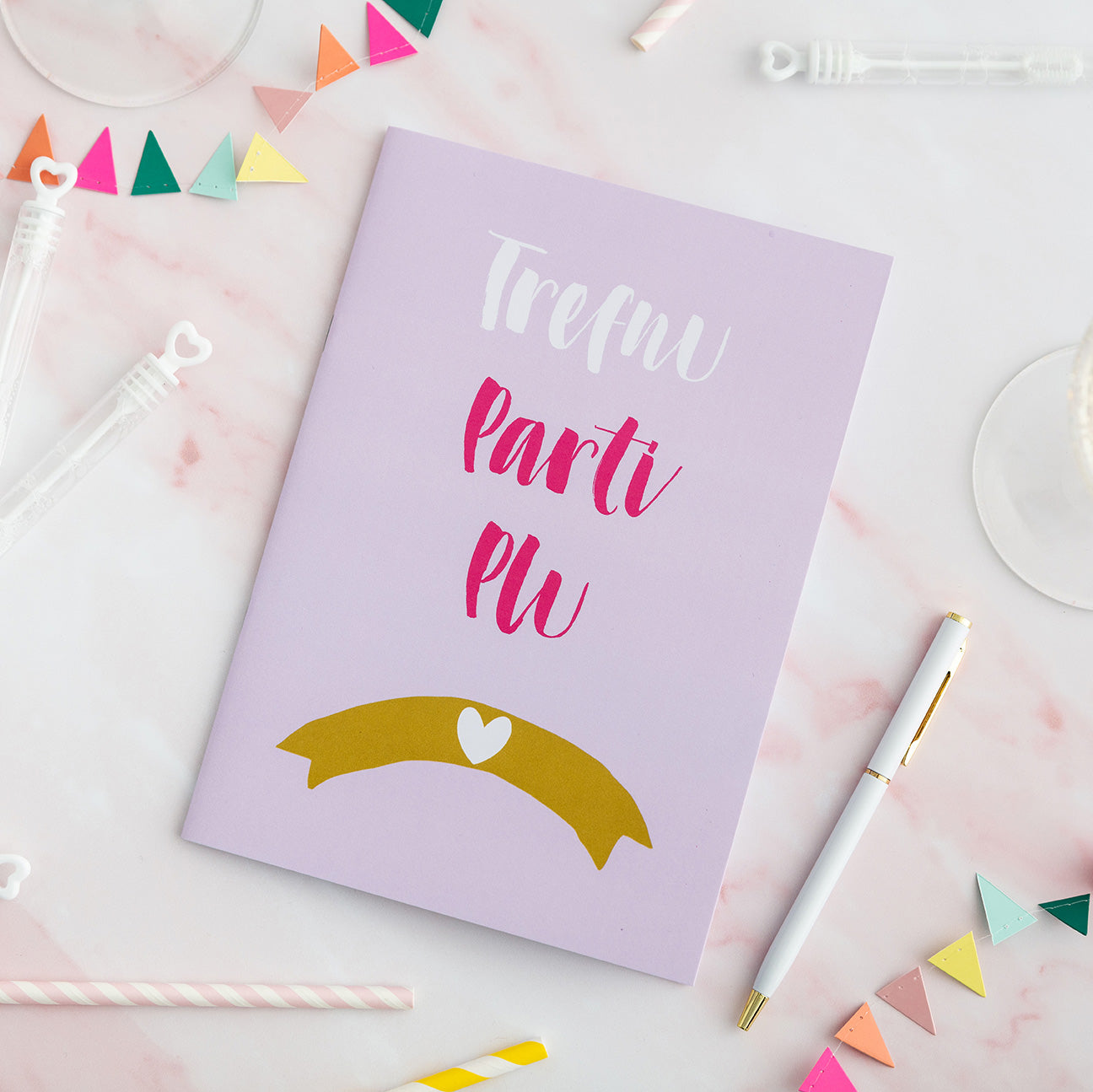 Llyfr nodiadau 'Trefnu Parti Plu' - Nansi Nudd