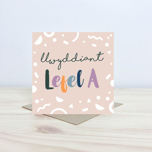 Cerdyn 'Llwyddiant lefel A' - Nansi Nudd