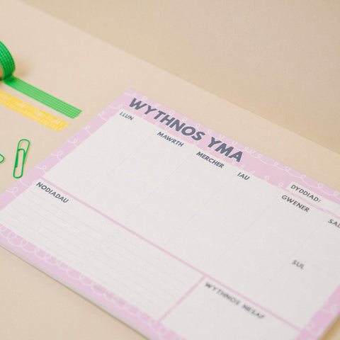 Welsh note pads - set of 4 – Draenog