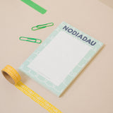 Welsh note pad 'Nodiadau' A6