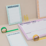 Welsh note pad 'Nodiadau' A6