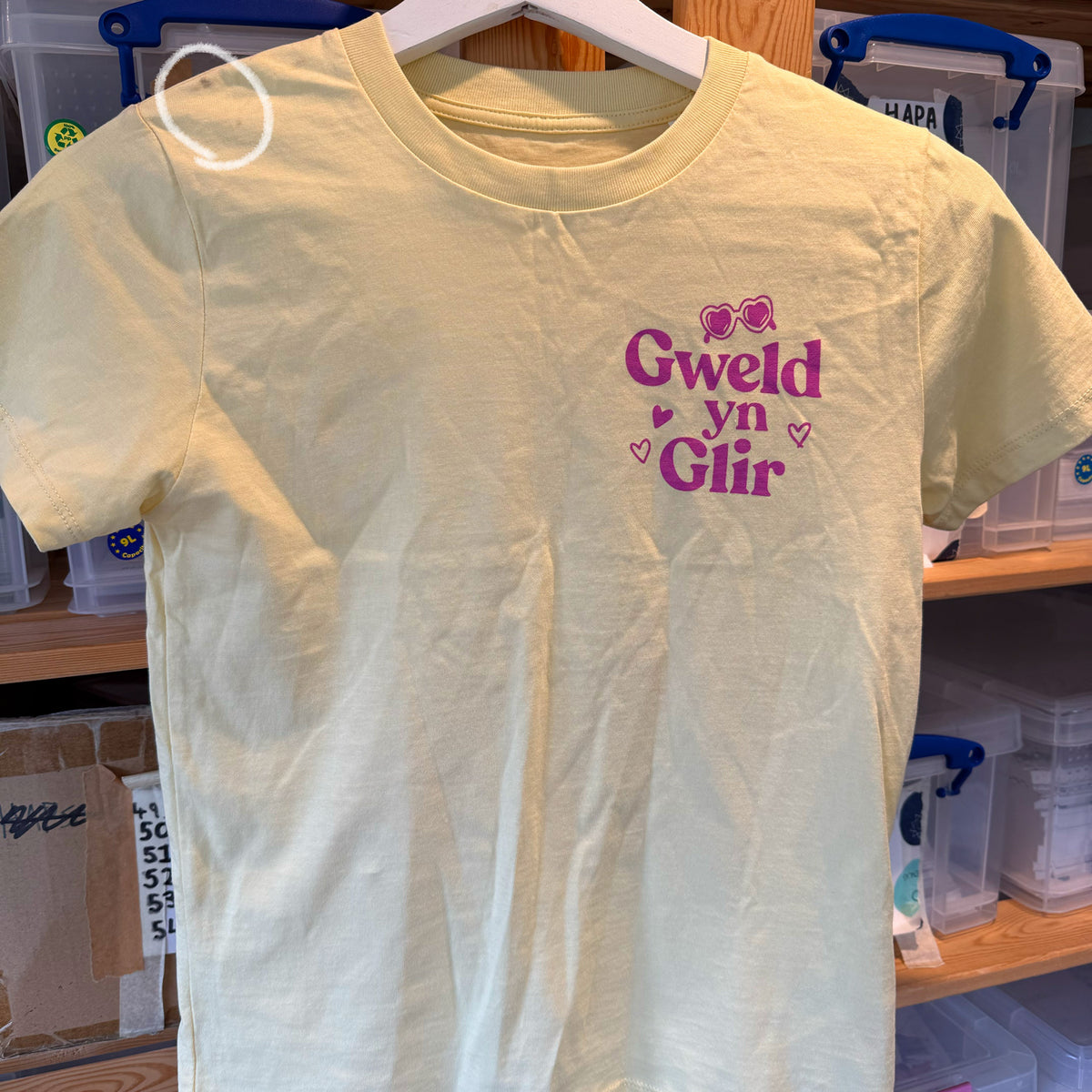 SECONDS SALE Cordia - Gweld yn Glir Welsh T-shirt