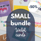 Autumn Sale - SMALL Welsh card bundle - 50% off!