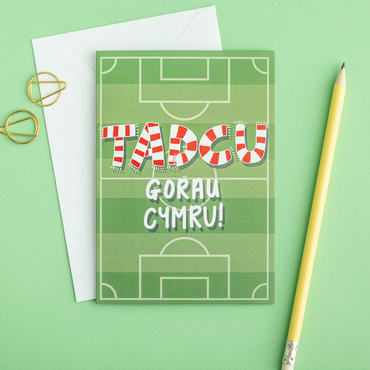 Best Grandad card 'Tadcu Gorau Cymru' Pêl-droed / Football