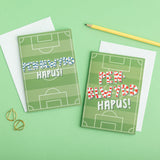 Birthday card 'Pen-blwydd hapus' - Football