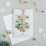 Welsh Christmas Card Set of 4 or 6 Nadolig Llawen - Hapus Fy Myd