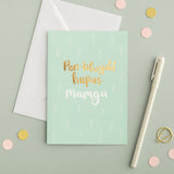Birthday card 'Pen-blwydd hapus Mamgu' - Gran